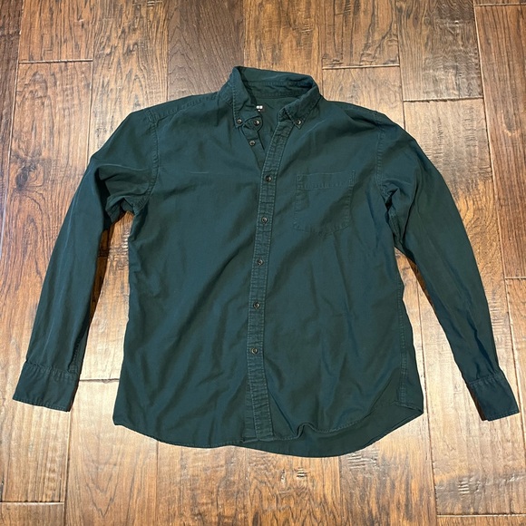 Zara Dark Blue Button Up - Picture 5 of 9